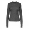 ONLY ONLLENA L/S O-NECK GLITTER RIB TOP JRS GRAY