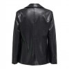 ONLY ONLVERONA FAUX LEATHER FIT BLAZER CC OTW BLACK