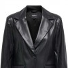 ONLY ONLVERONA FAUX LEATHER FIT BLAZER CC OTW BLACK