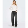 ONLY ONLGIANNA MW STRAIGHT DNM DOT980 NOOS WASHED BLACK