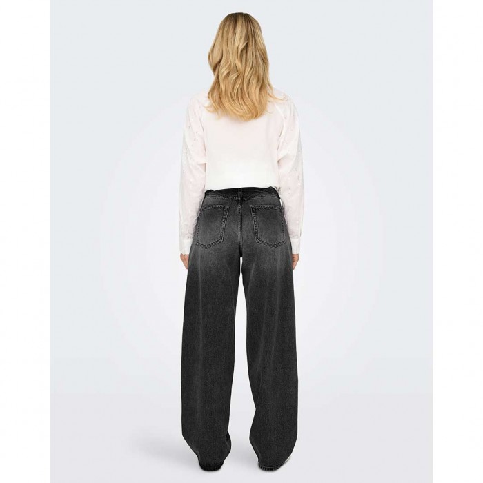 ONLY ONLGIANNA MW STRAIGHT DNM DOT980 NOOS WASHED BLACK