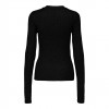 ONLY ONLLENA L/S O-NECK GLITTER RIB TOP JRS BLACK