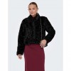 ONLY ONLGINNY SHORT TEDDY JACKET OTW BLACK ONLY ONLGINNY SHORT TEDDY JACKET OTW BLACK
