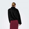 ONLY ONLGINNY SHORT TEDDY JACKET OTW BLACK ONLY ONLGINNY SHORT TEDDY JACKET OTW BLACK