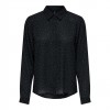 ONLY ONLZEKE L/S STUD SHIRT WVN BLACK