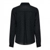ONLY ONLZEKE L/S STUD SHIRT WVN BLACK
