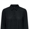 ONLY ONLZEKE L/S STUD SHIRT WVN BLACK