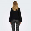 ONLY ONLDONNA LS BOW V-NECK KNT BLACK ONLY ONLDONNA LS BOW V-NECK KNT BLACK
