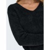 ONLY ONLELLA PIUMO LS V-NECK KNT BLACK ONLY ONLELLA PIUMO LS V-NECK KNT BLACK