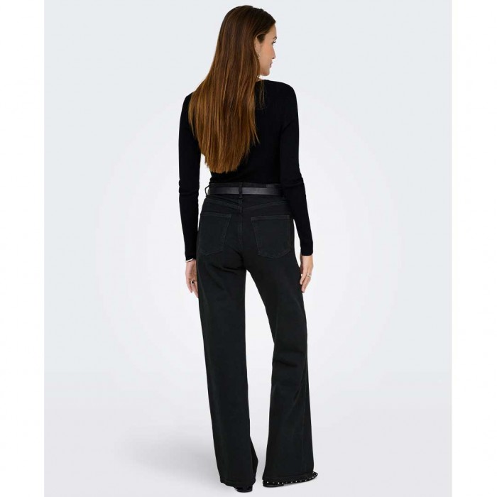 ONLY ONLJUICY HW WIDE DNM REA670 NOOS BLACK