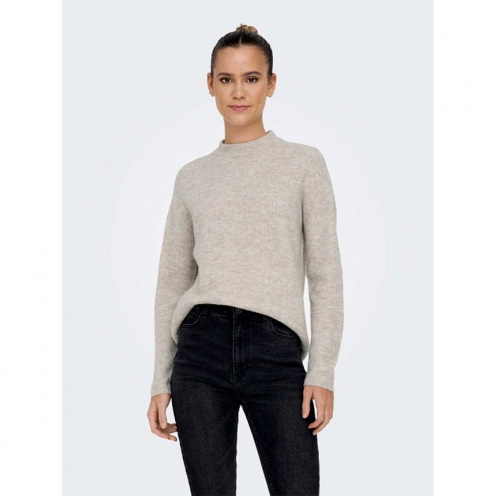 ONLY ONLCAMILLA O-NECK L/S PULLOVER NOOS KNT ECRU
