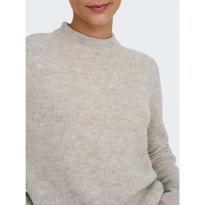 ONLY ONLCAMILLA O-NECK L/S PULLOVER NOOS KNT ECRU