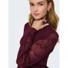 ONLY ONLANNELINA LS HIGHNECK KNT BORDO ONLY ONLANNELINA LS HIGHNECK KNT BORDO