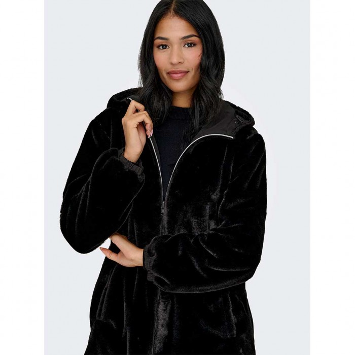 ONLY ONLCANDY REV. PARKA COAT OTW BLACK