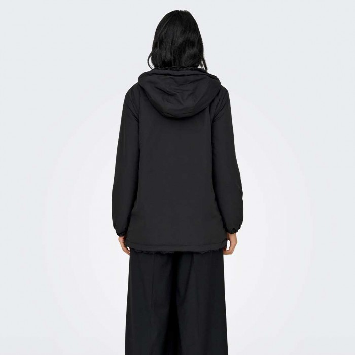 ONLY ONLCANDY REV. PARKA COAT OTW BLACK
