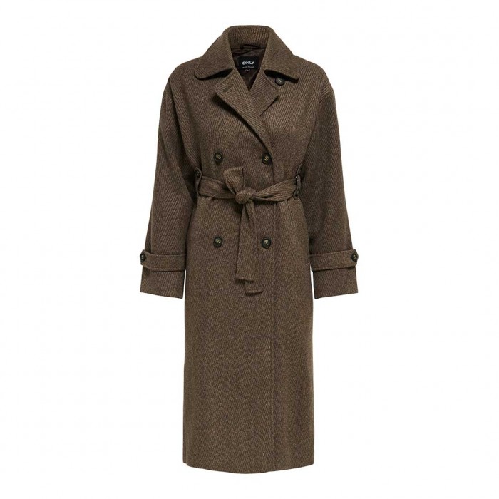 ONLY ONLGINA LIFE COAT OTW BROWN