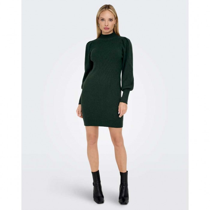 ONLY ONLKATIA LIFE L/S DRESS KNT NOOS GREEN