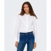 ONLY  ONLBECS PEARL FITTED SHIRT WVN WHITE ONLY  ONLBECS PEARL FITTED SHIRT WVN WHITE
