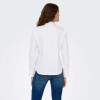 ONLY  ONLBECS PEARL FITTED SHIRT WVN WHITE ONLY  ONLBECS PEARL FITTED SHIRT WVN WHITE
