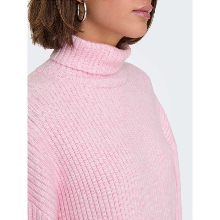 ONLY ONLMELANIE L/S ROLLNECK PULLOVER KNTNOOS PINK