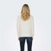 ONLY ONLELLA PIUMO LS V-NECK KNT WHITE ONLY ONLELLA PIUMO LS V-NECK KNT WHITE