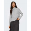 ONLY ONLARIZONA LS SEQUINS ROLLNECK PULL KNT LIGHT GREY