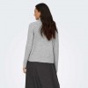 ONLY ONLARIZONA LS SEQUINS ROLLNECK PULL KNT LIGHT GREY