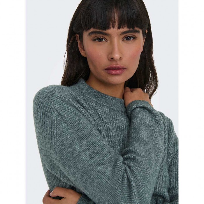 ONLY ONLCAMILLA O-NECK L/S PULLOVER NOOS KNT GREEN
