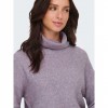 ONLY ONLARIZONA LS SEQUINS ROLLNECK PULL KNT PINK