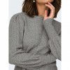 ONLY ONLKATIA LS STRUC PUFF ONECK CC KNT GREY MELANGE ONLY ONLKATIA LS STRUC PUFF ONECK CC KNT GREY MELANGE
