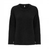 ONLY ONLPETRA LS LOOSE O-NECK CC KNT BLACK ONLY ONLPETRA LS LOOSE O-NECK CC KNT BLACK