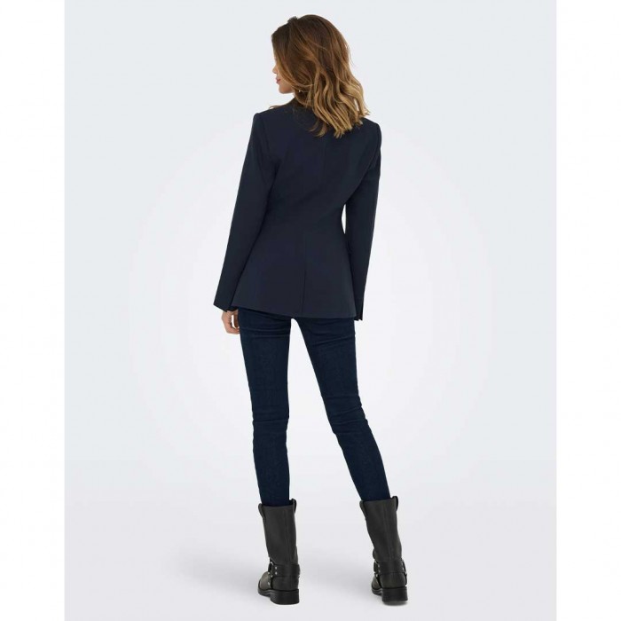 ONLY ONLRAVEN LIFE L/S HOURGLASS BLAZER TLR BLUE