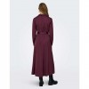 ONLY ONLMIKA VIS SATIN L/S LONG DRESS WVN BORDO ONLY ONLMIKA VIS SATIN L/S LONG DRESS WVN BORDO