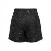 ONLY ONLAMILIA-CAMI HW BOUCLE SHORTS TLR CS BLACK