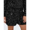 ONLY ONLCONFIDENCE NEW SEQUINS SHORTS JRS BLACK ONLY ONLCONFIDENCE NEW SEQUINS SHORTS JRS BLACK