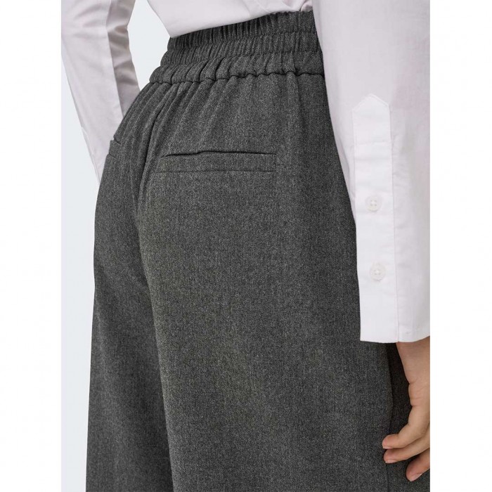 ONLY ONLGIA-DELUXE LIFE HW WIDE PULL-UP PNT MEDIUM GREY