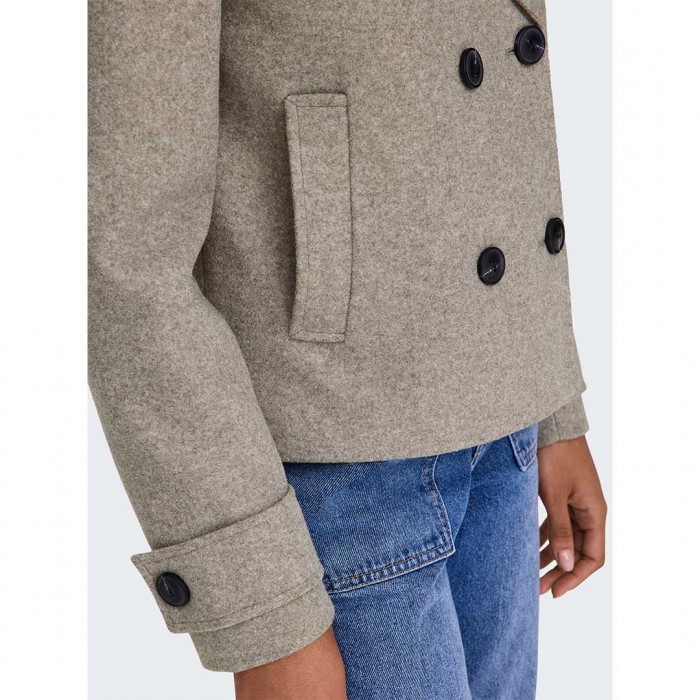 ONLY ONLFREJA SHORT DB JACKET OTW NOOS MOCHA