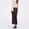 ONLY ONLCHIGO ANKEL SATIN SKIRT WVN BLACK COFFEE