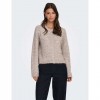 ONLY ONLMIGGIE LS O-NECK PEARL CARDI KNT NOOS BEIGE
