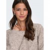 ONLY ONLMIGGIE LS O-NECK PEARL CARDI KNT NOOS BEIGE