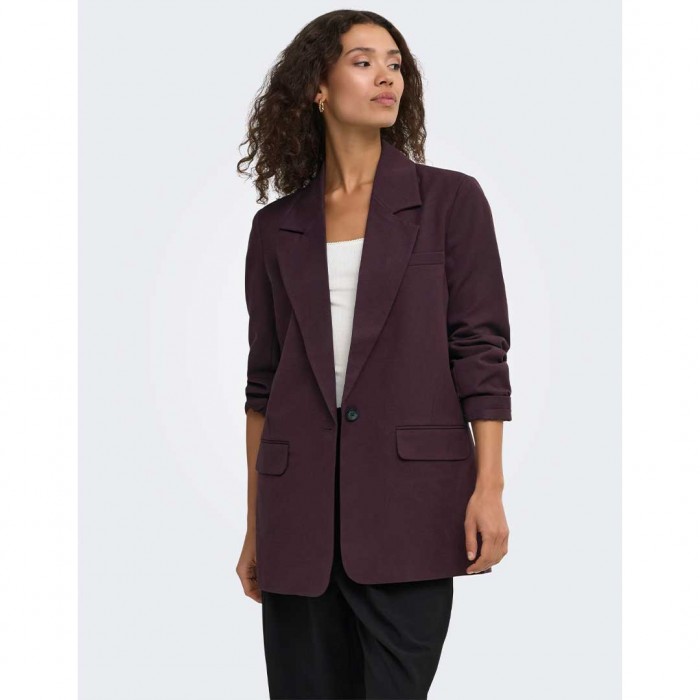 ONLY ONLHATTIE-LANA OVERS MEL BLAZER TLR NOOS DARK RED