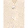 ONLY ONLZAGGIE LS BUTTON V-NECK CARDI KNT ECRU