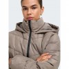 ONLY ONLCLAIR PUFFER HOOD JACKET CC OTW BEIGE