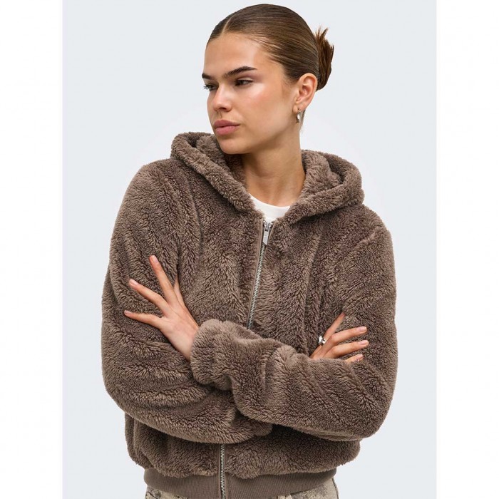 ONLY ONLNEWANNA CONTACT SHERPA JKT OTW NOOS BROWN