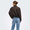 ONLY ONLMOON-STINA FAUX SUEDE BOMBER PNT NOOS BROWN