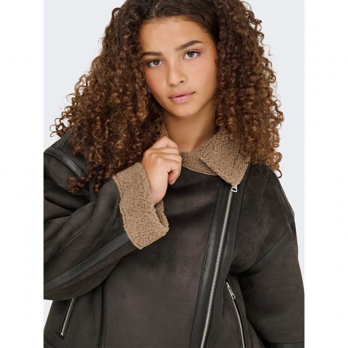 ONLY ONLKENDRA BOND OVERSIZJACKET CC OTW BROWN