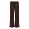ONLY ONLRIMA MW STRING FAUX SUEDE PANT PNT BROWN