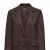ONLY ONLDIANE FAUX SUEDE BLAZER CC OTW BROWN