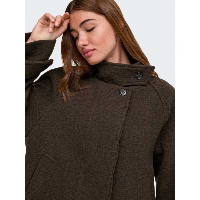 ONLY ONLSIVA WOOL JACKET OTW BROWN