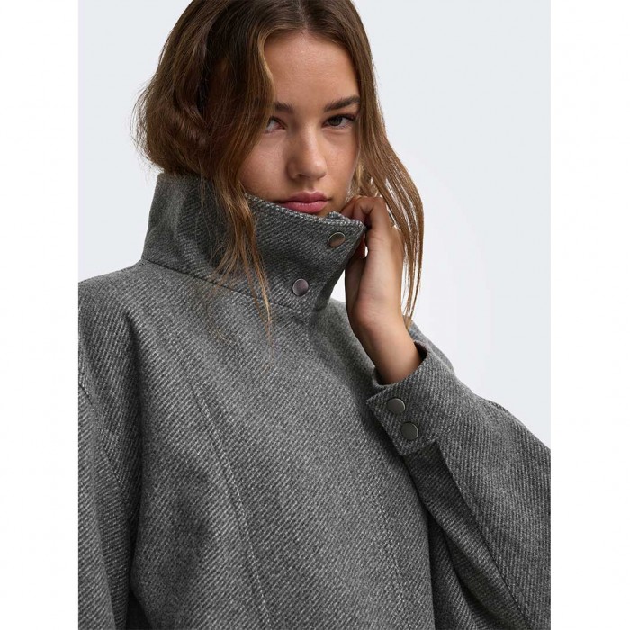 ONLY ONLASTA HIGH COLLAR BOMBER JACKET OTW DARK GRAY